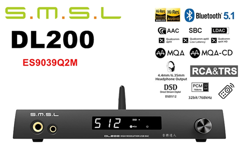 新一代9039Q2M SMSL DL200 DAC一體機